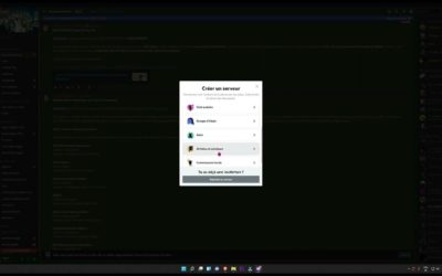 Comment créer un serveur discord ?