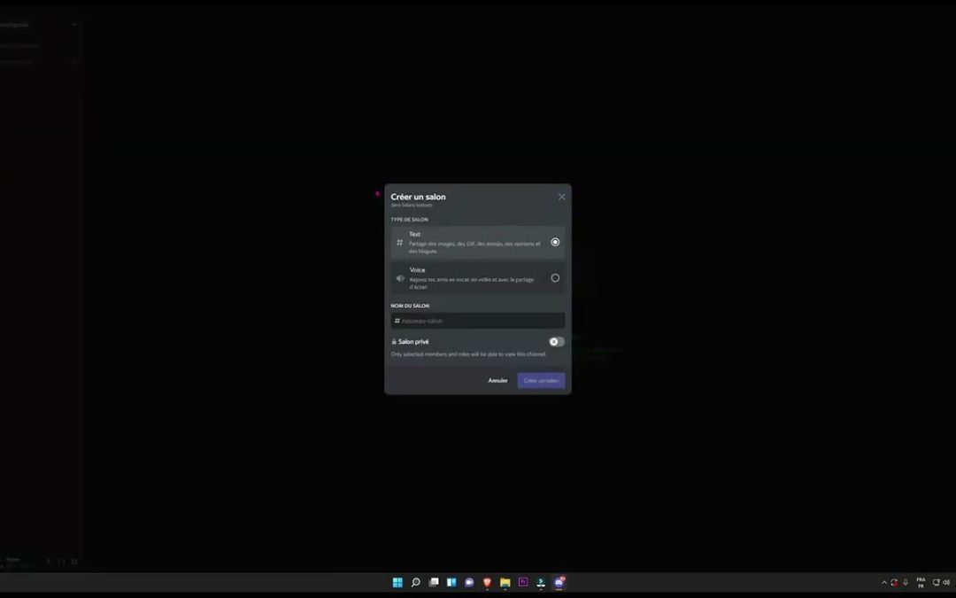Comment créer un salon textuel sur Discord ?