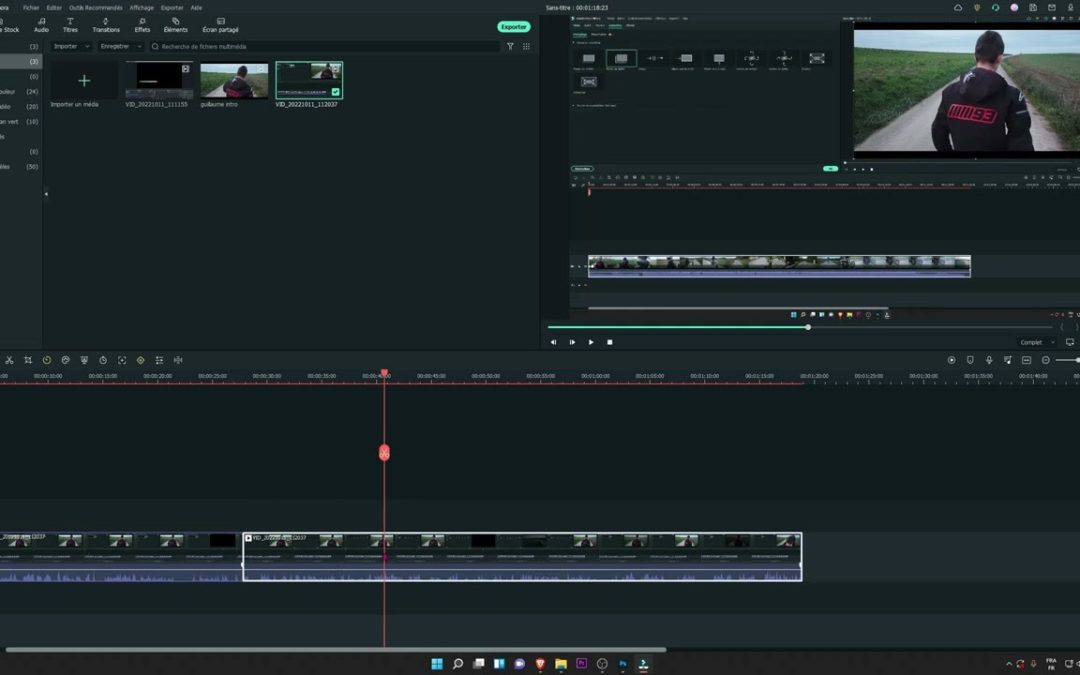 Comment fractionner une vidéo sur Filmora 11 ?