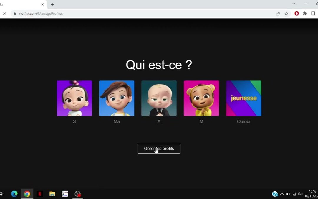 COMMENT SUPPRIMER UN PROFIL NETFLIX ?
