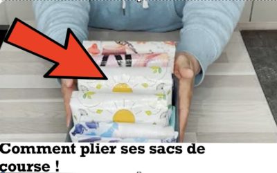 Tuto | Comment plier et ranger ses sacs de courses ?