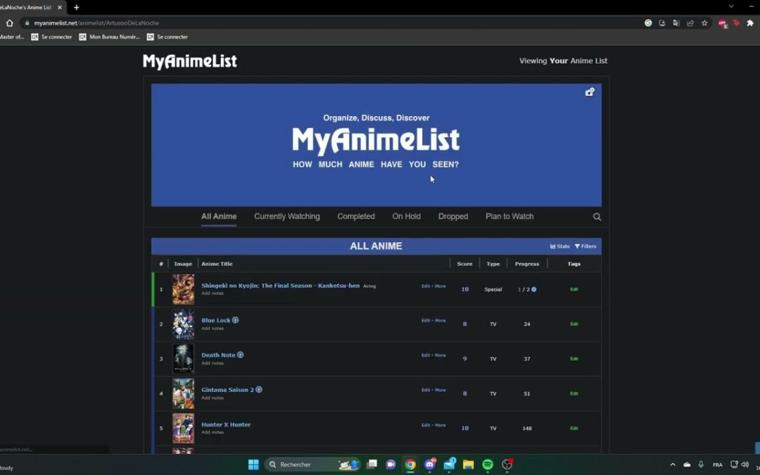 Comment répertorier les animes qu’on a vu ? – Anime Liste d’animes