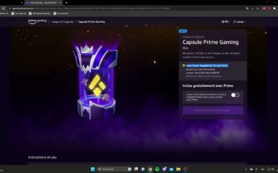 Comment récupérer ses récompenses Amazon Prime sur League of Legends ? – Twitch prime