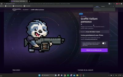 Comment récupérer des récompenses Amazon prime sur Valorant ?