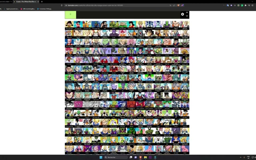 Comment faire les Tiers list des Youtubeur ? – Tiermaker