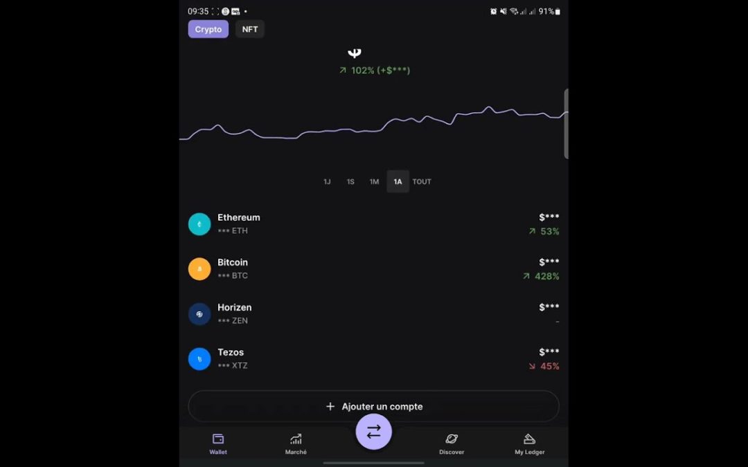 Ledger Live Mobile – Présentation de l’application Wallet crypto.