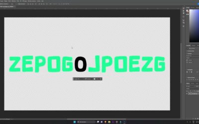 Comment changer la couleur d’un texte sur Photoshop ?