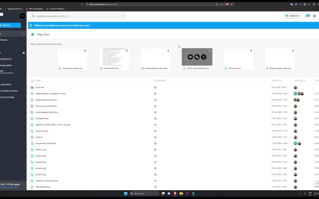 Simplement le meilleur Cloud ? – Kdrive Infomaniak