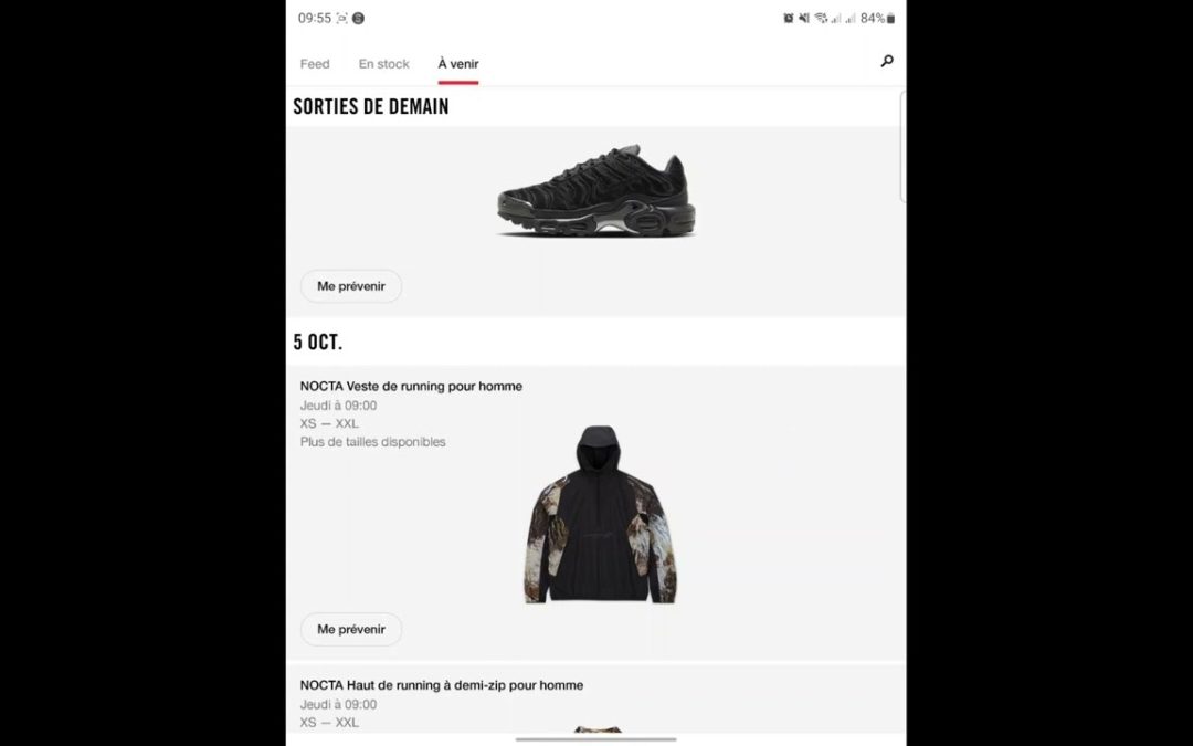 Comment commander des chaussures sur SNKRS ?