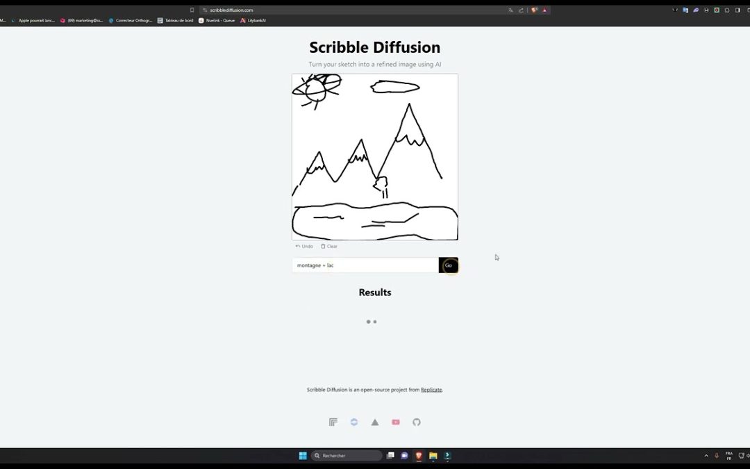 Dessiner et l’IA vous créer l’image en quelques secondes ! – Scribble Diffusion