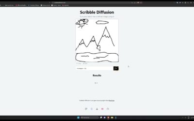 Dessiner et l’IA vous créer l’image en quelques secondes ! – Scribble Diffusion