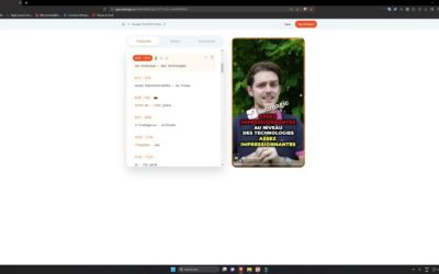 Comment Créer des sous-titres Automatiquement Dynamiques ? – AI