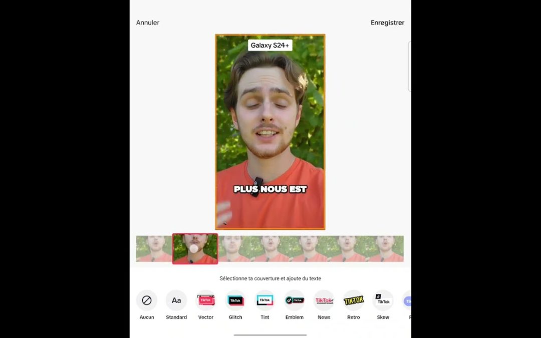 Comment mettre une miniature sur Tiktok ?