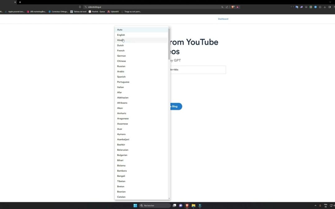 Comment créer un article à partir d’une vidéo Youtube ?