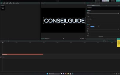 Comment insérer et modifier un texte sur Capcut ?