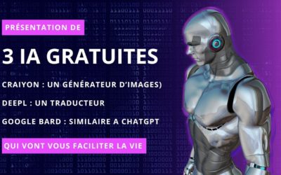 IA gratuit à votre disposition (générateur d’image, traducteur et rédacteur)