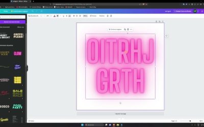 Comment insérer et modifier un texte sur Canva ?