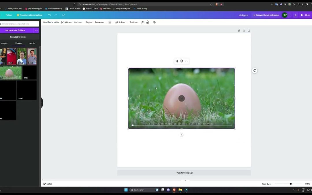 Comment importer une vidéo sur Canva ?