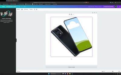 Comment mettre une image dans un téléphone sur Canva ?