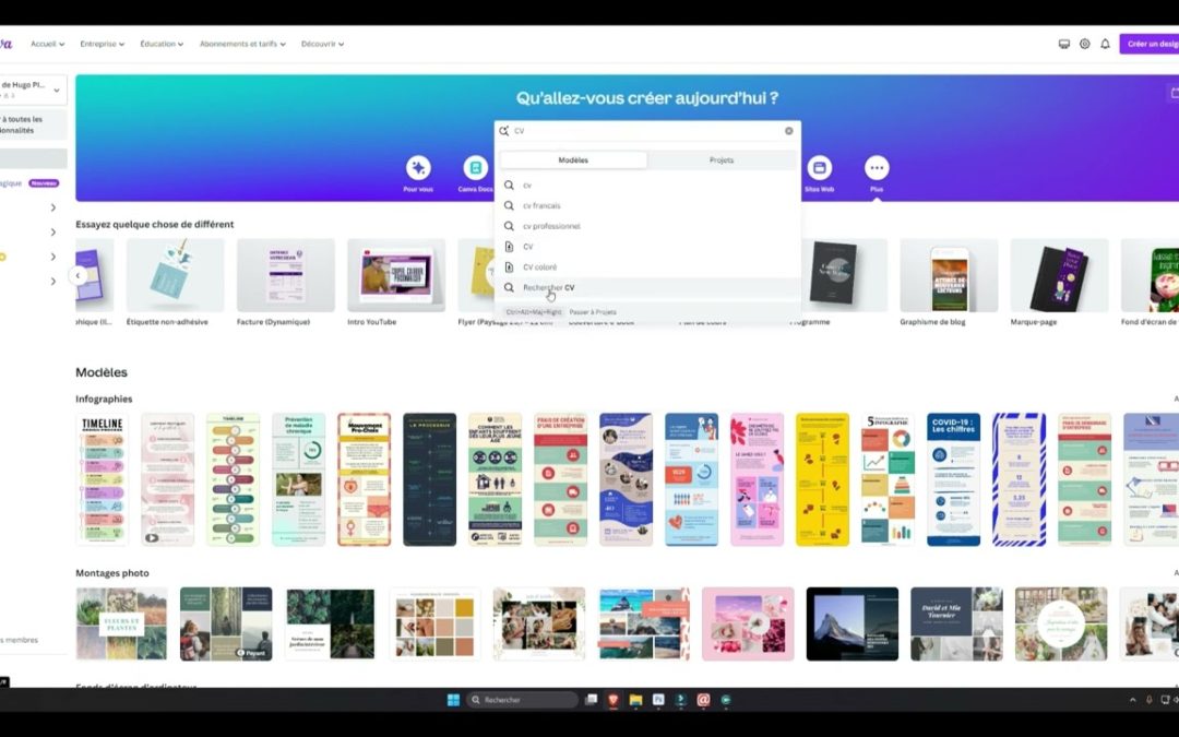 Comment créer un CV avec Canva Gratuitement ?