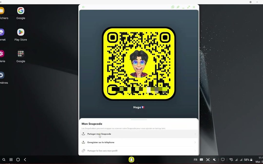 Comment avoir le Snapcode sur Snapchat ?