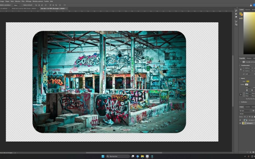 Comment mettre des bords arrondis sur une image ? – Photoshop