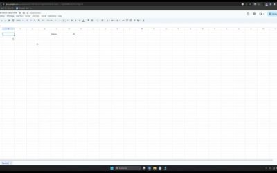 Comment faire une Somme automatiquement sur Sheets ?