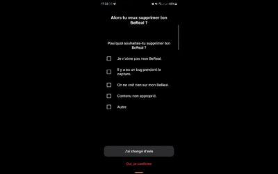Comment supprimer un Bereal ?