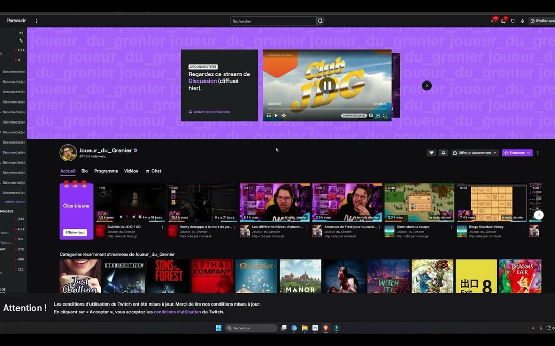 Comment ne plus suivre un streamer sur Twitch ?