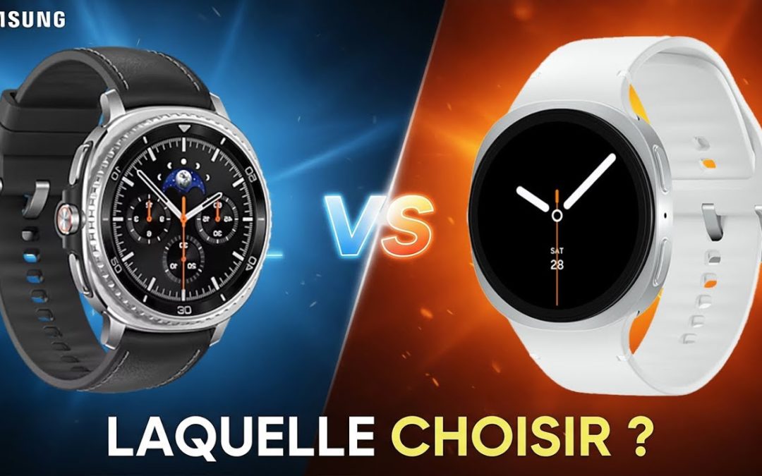 Samsung Galaxy Watch 8 VS Galaxy Watch 8 Classic : Laquelle choisir ?